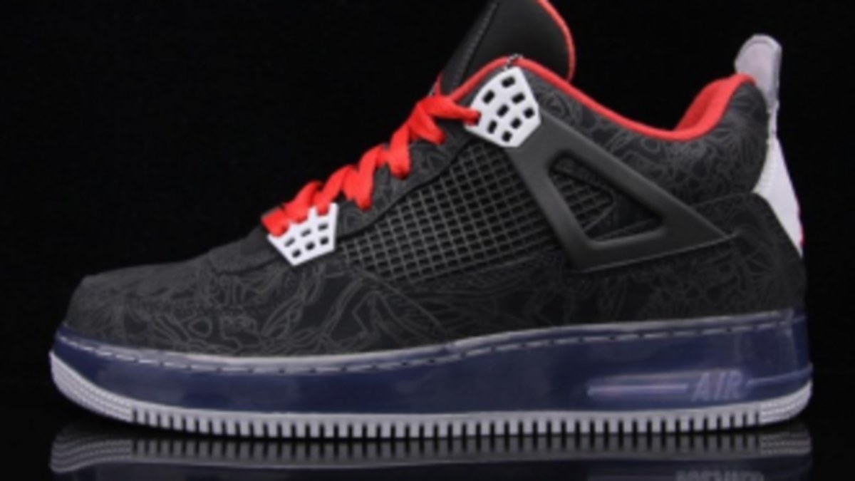 Jordan Fusion 4 Laser (White/Black/Red) I main image 2