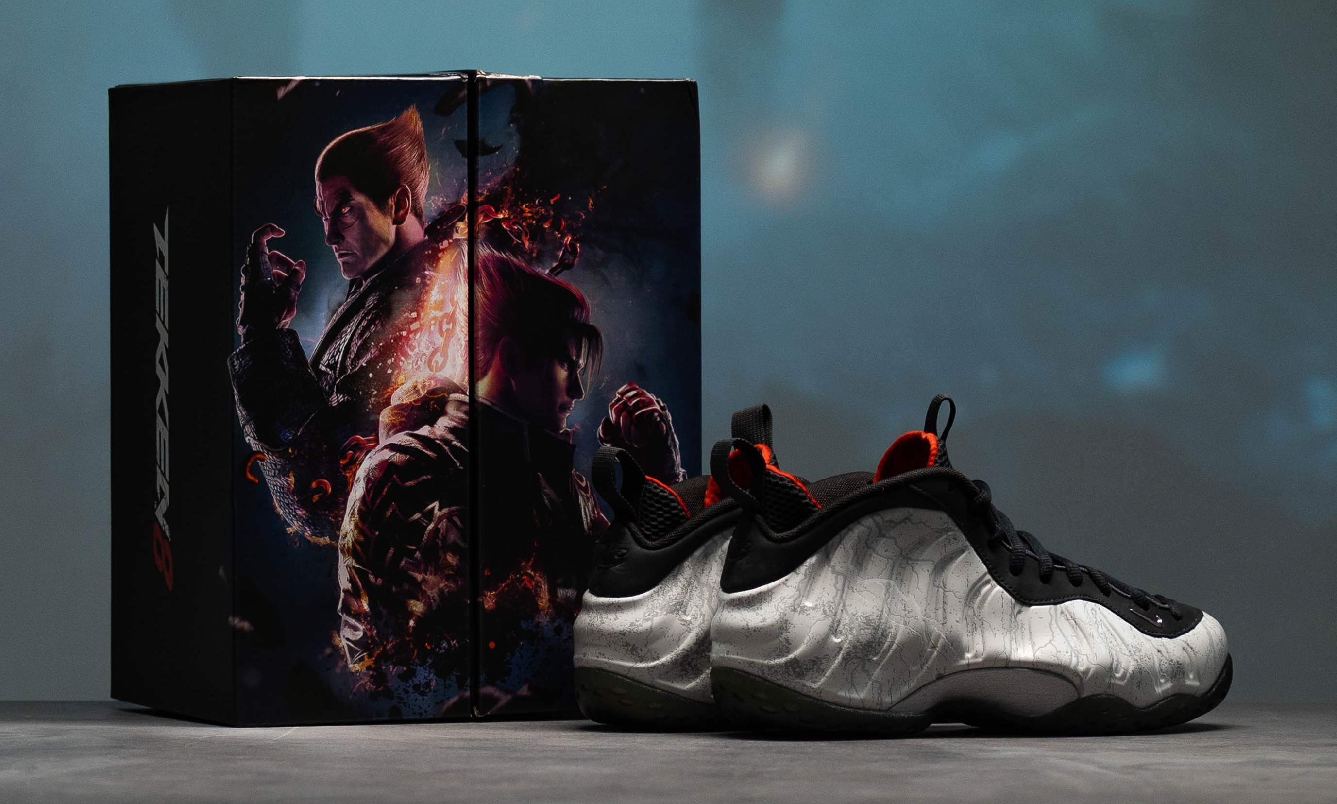 Tekken 8 x Nike Foamposite One Kazuya Mishima Release Date FQ9050 400