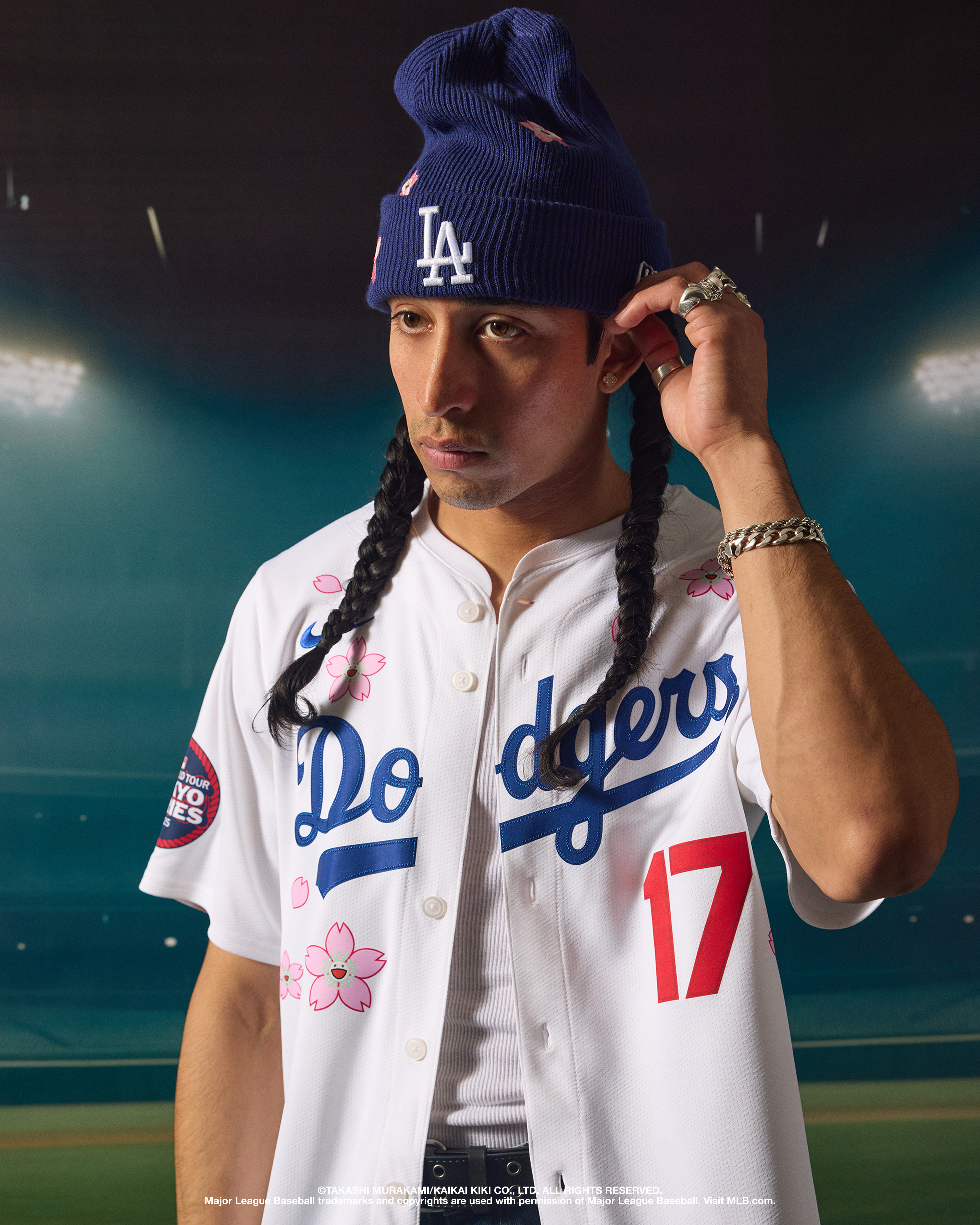 ぽ*様 MLB タカシ・ムラカミ ユニフォーム M Cubs Swanson Nike x Takashi Murakami x MLB World Tour Tokyo Series 2025