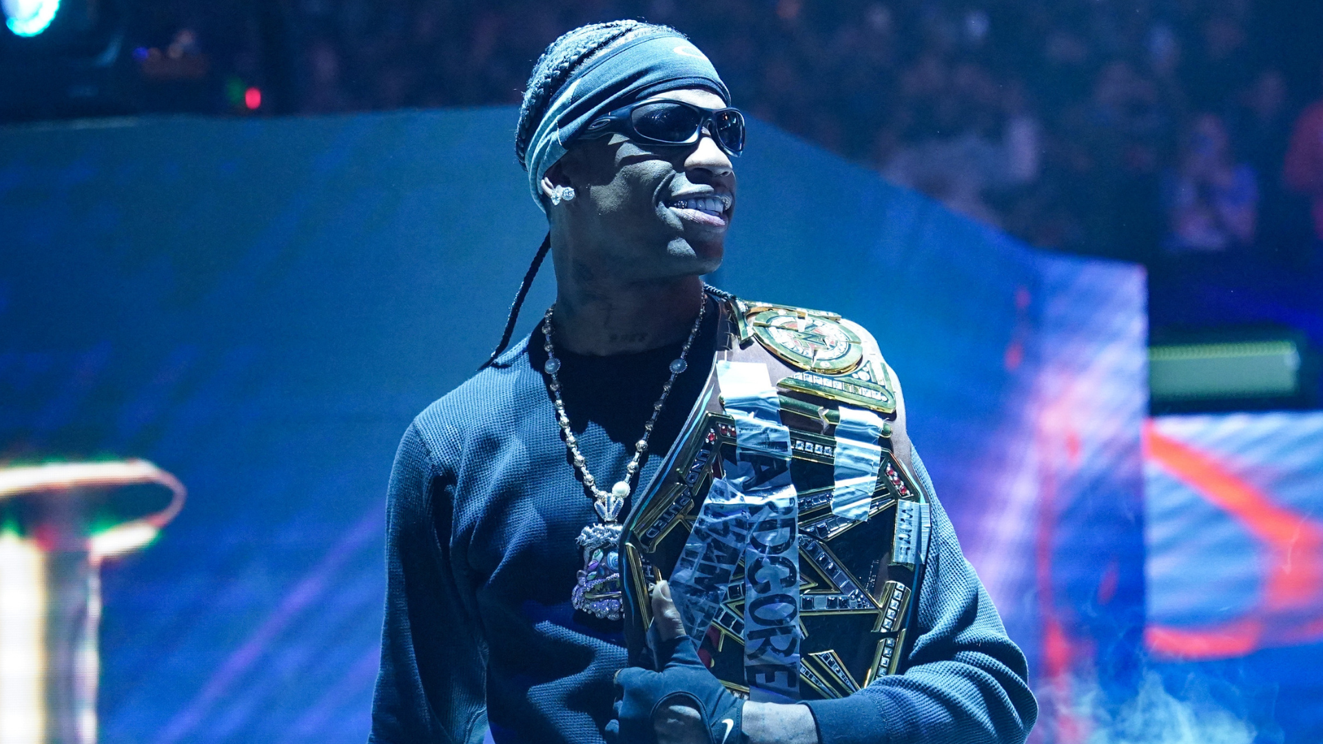 Travis Scott and WWE Drop 'Wrestling Is Real' Shirt