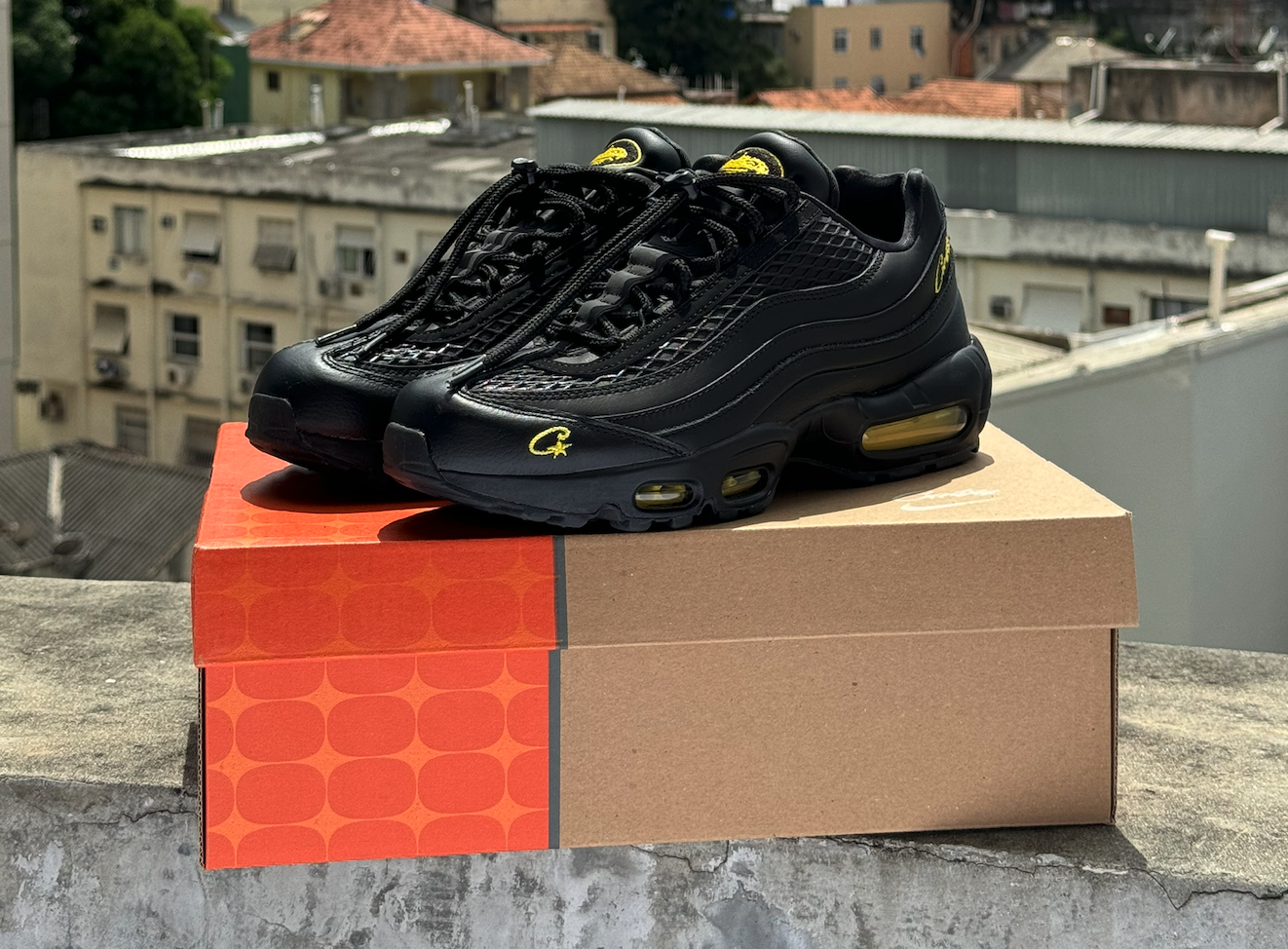 Corteiz x Nike Air Max 95 'Honey Blacks' FB2709-003 Release Date