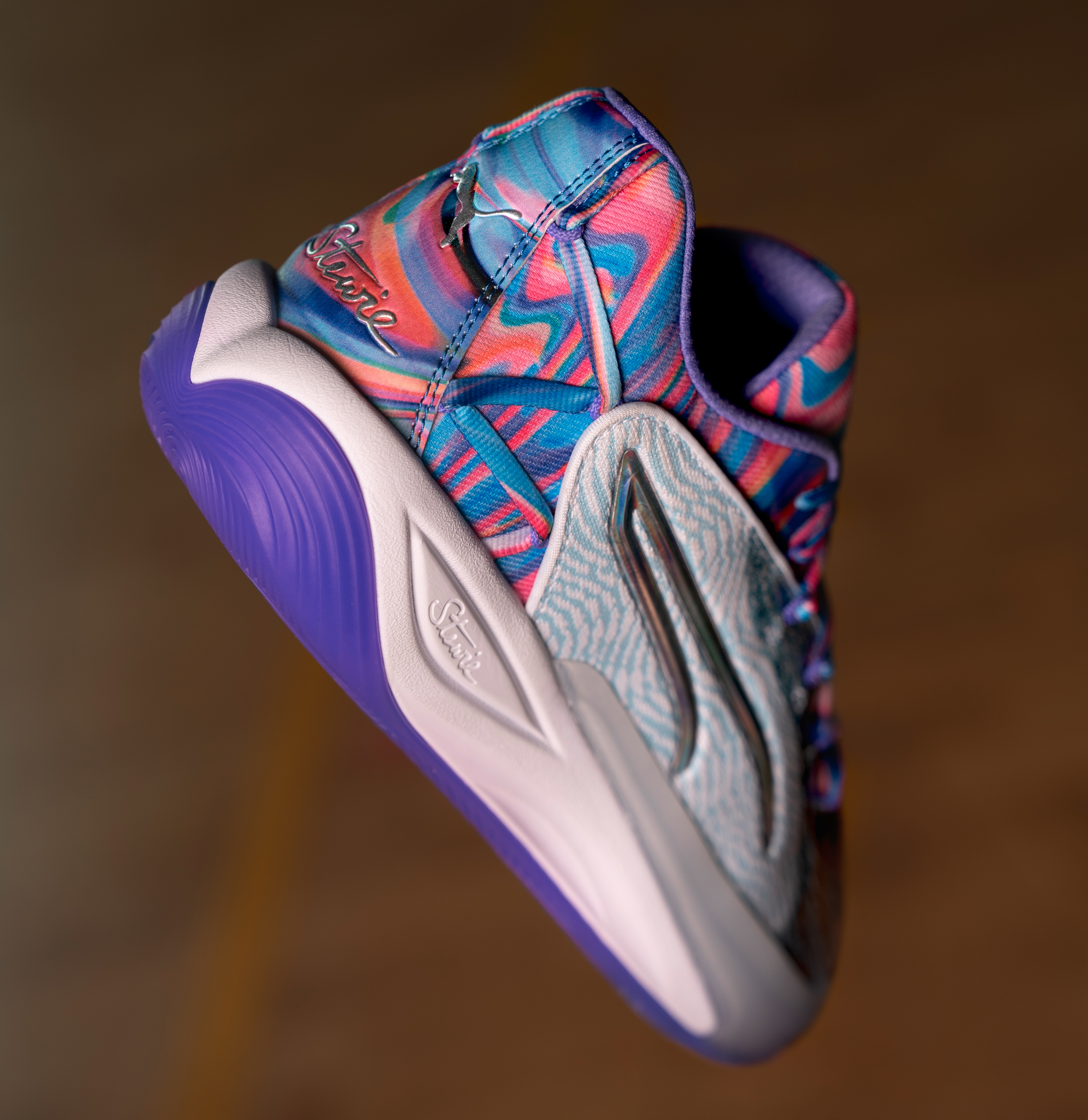 シューズ(男性用) PUMA STEWIE 4 PRISM PUMA STEWIE 4 PRISM PUMA WHITE-LIGHT AQUA（プーマ スティー