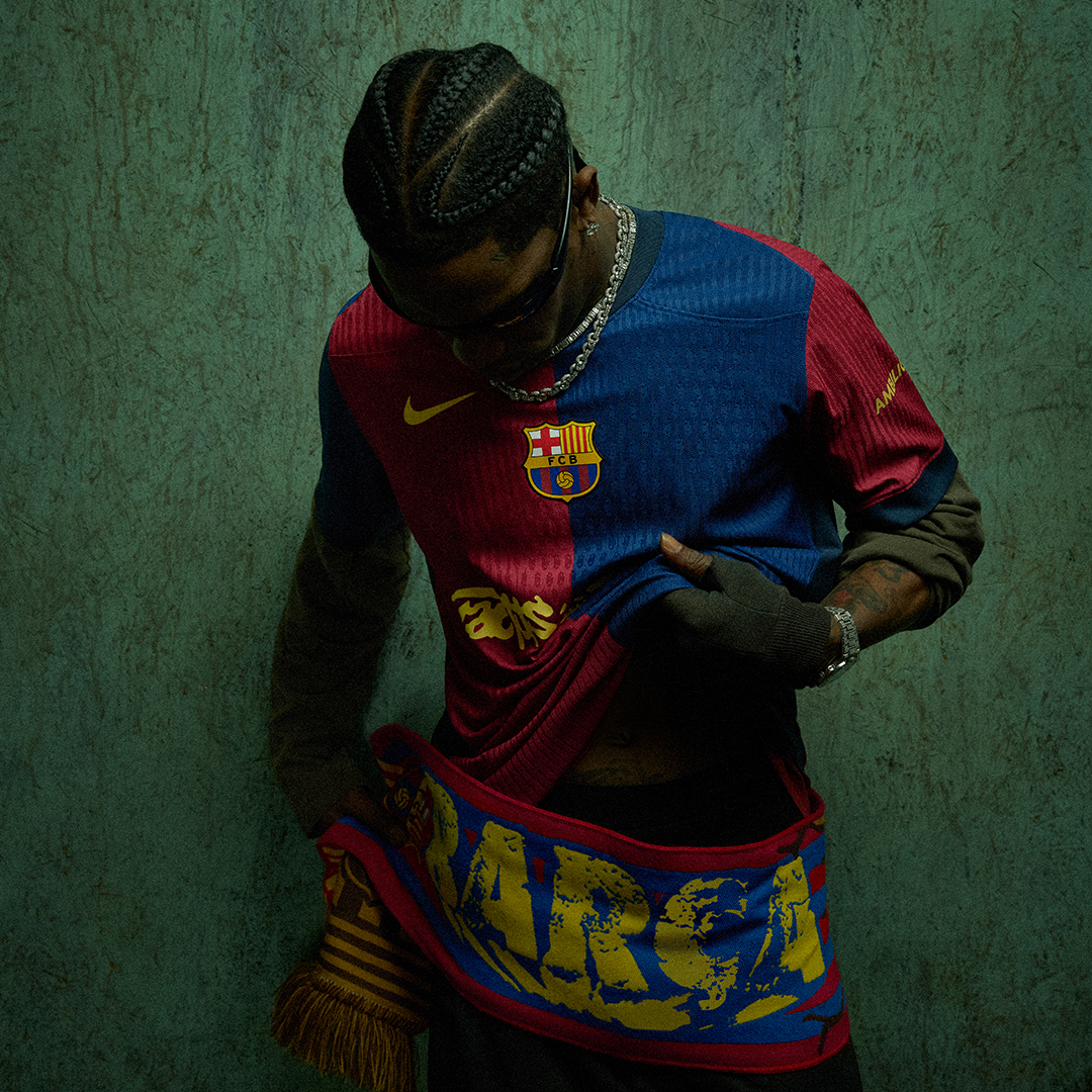 ウェア Travis Scott Cactus Jack FC Barcelona 🌵FIRST LOOK CACTUS JACK X BARCA ⚽️ Here's a detailed