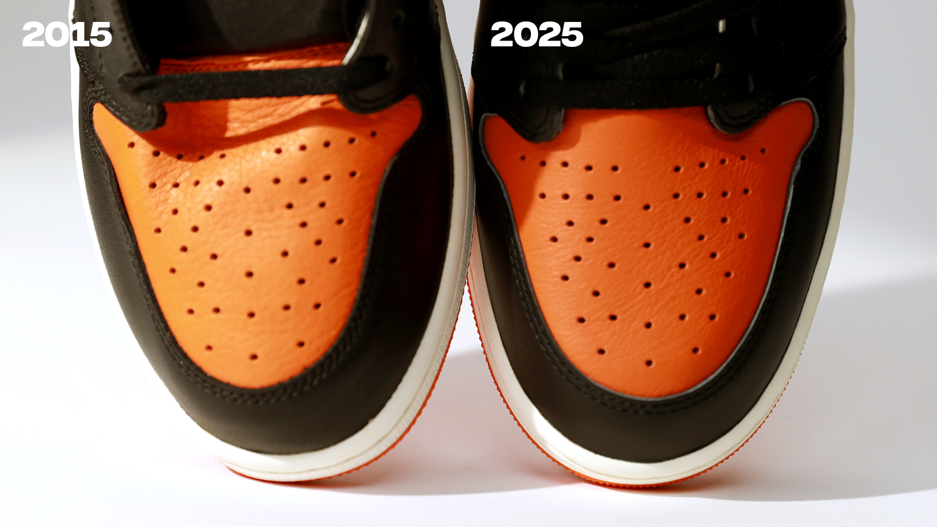 Comparing the Original 'Shattered Backboard' Jordan 1 vs.
