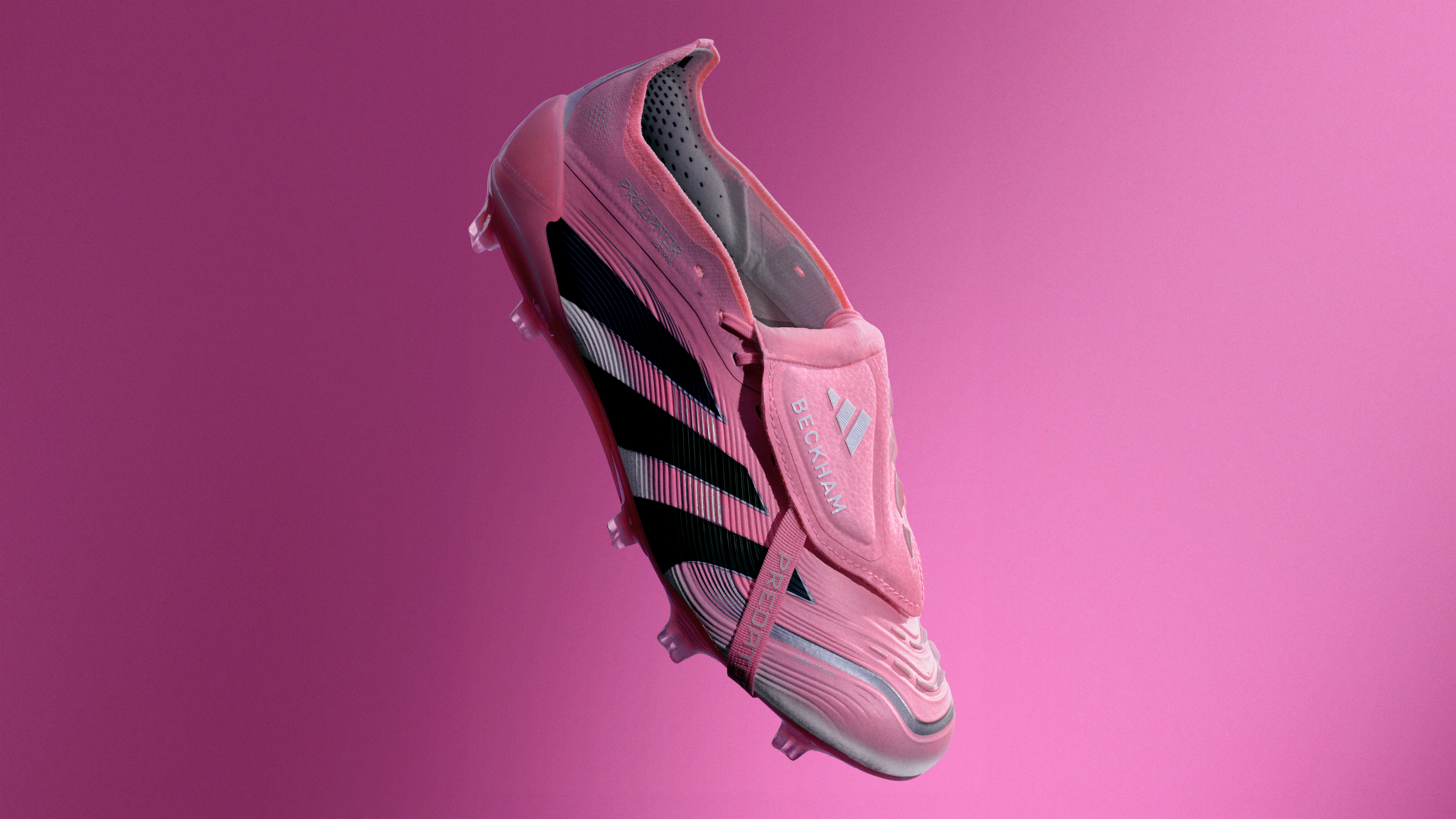 adidas Predator BECKHAM ピンク サッカーシューズ adidas PREDATOR PRO Fold-Over Tongue Firm Ground Football Boots