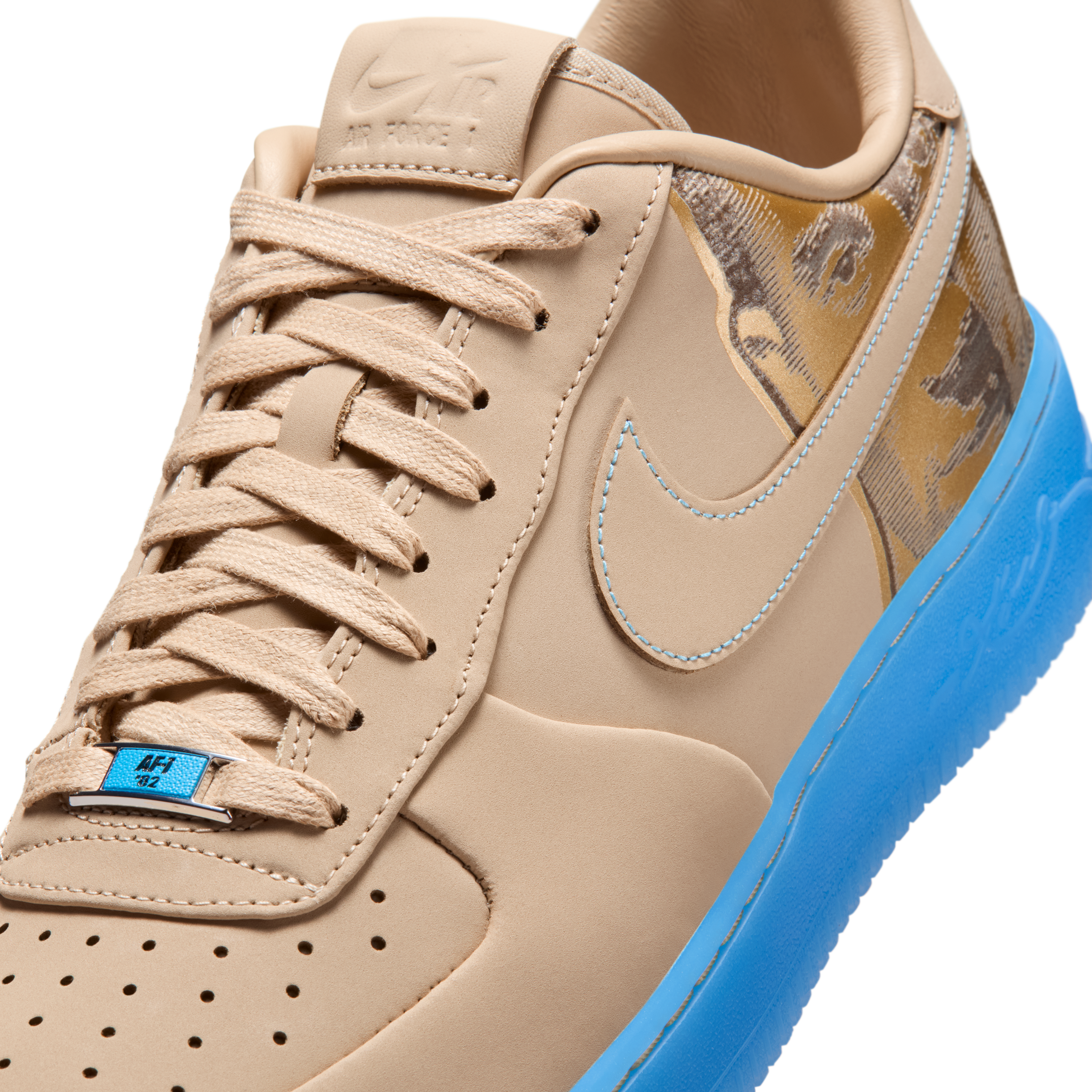 Kobe Bryant x Nike Air Force 1 Low Linen/University Blue