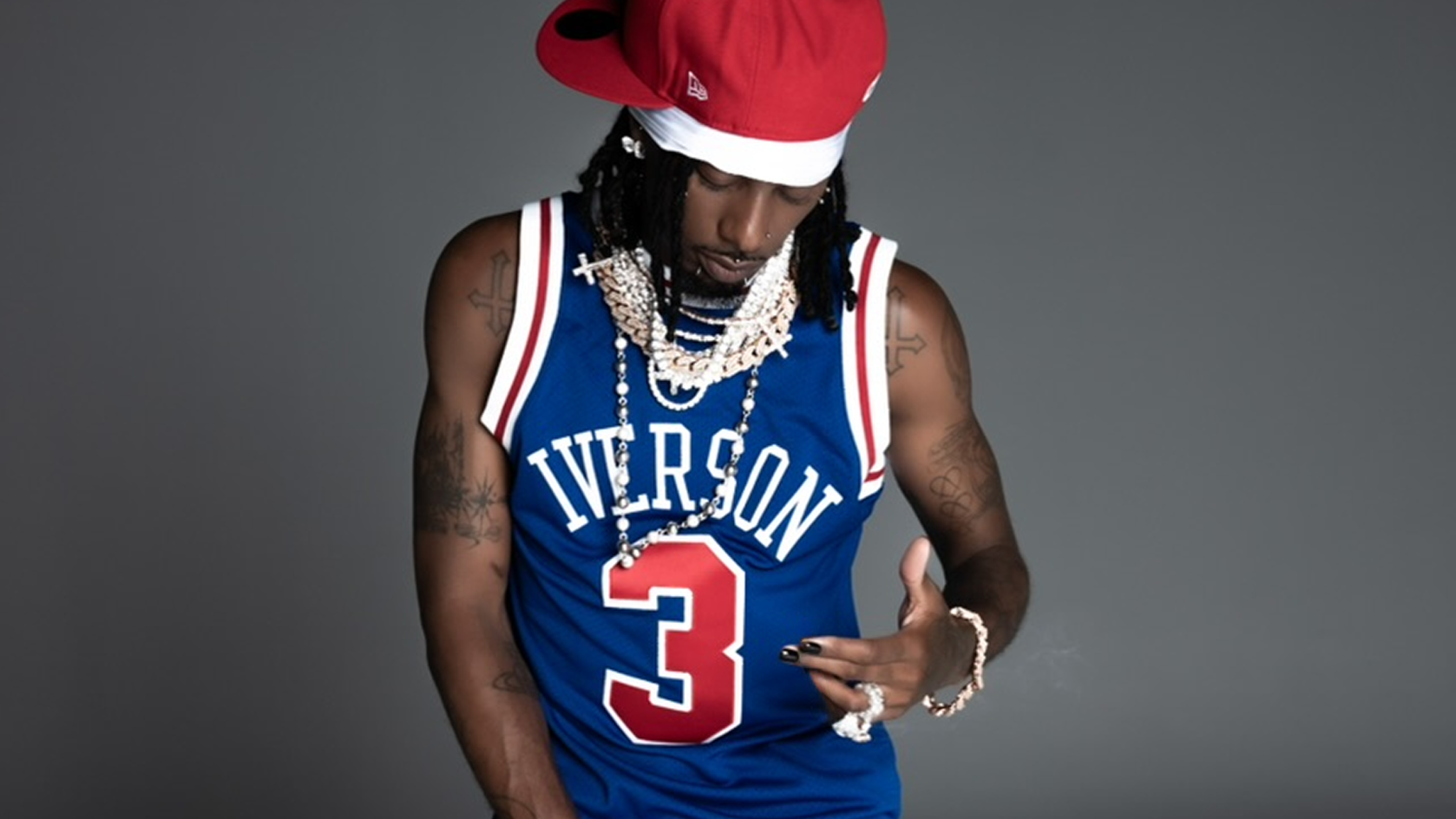 Opium Playboi Carti YVL スポーツユニフォームの半袖 Opium Playboi Carti YVL スポーツユニフォームの半袖