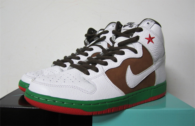nike sb dunk high california