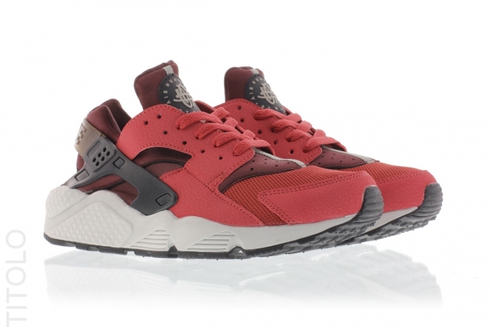 nike huarache burgundy mens