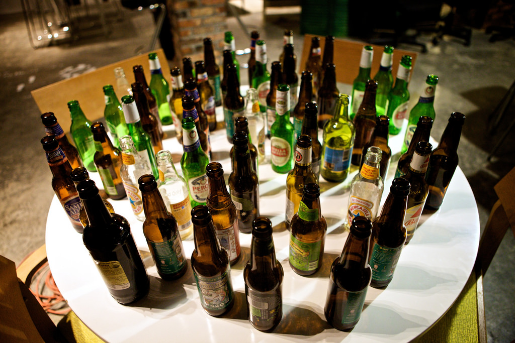 beer bottles