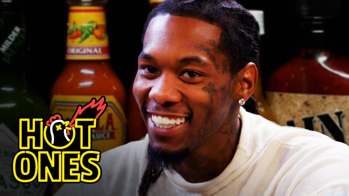 Offset Screams Like Ric Flair While Eating Spicy Wings Hot Ones Complex