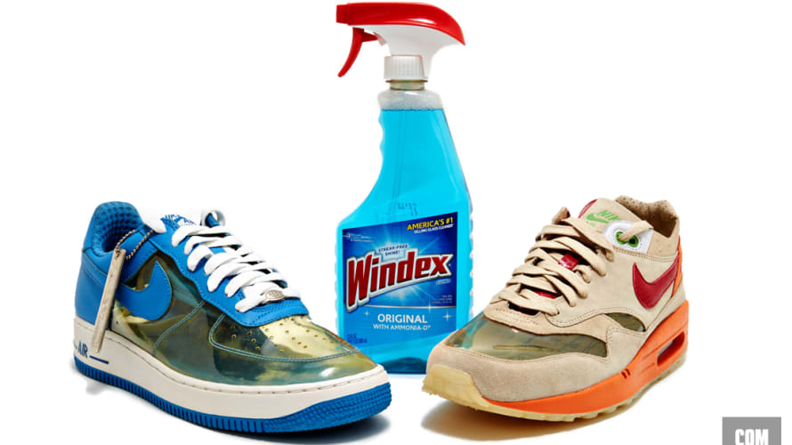 peel off nike sneakers