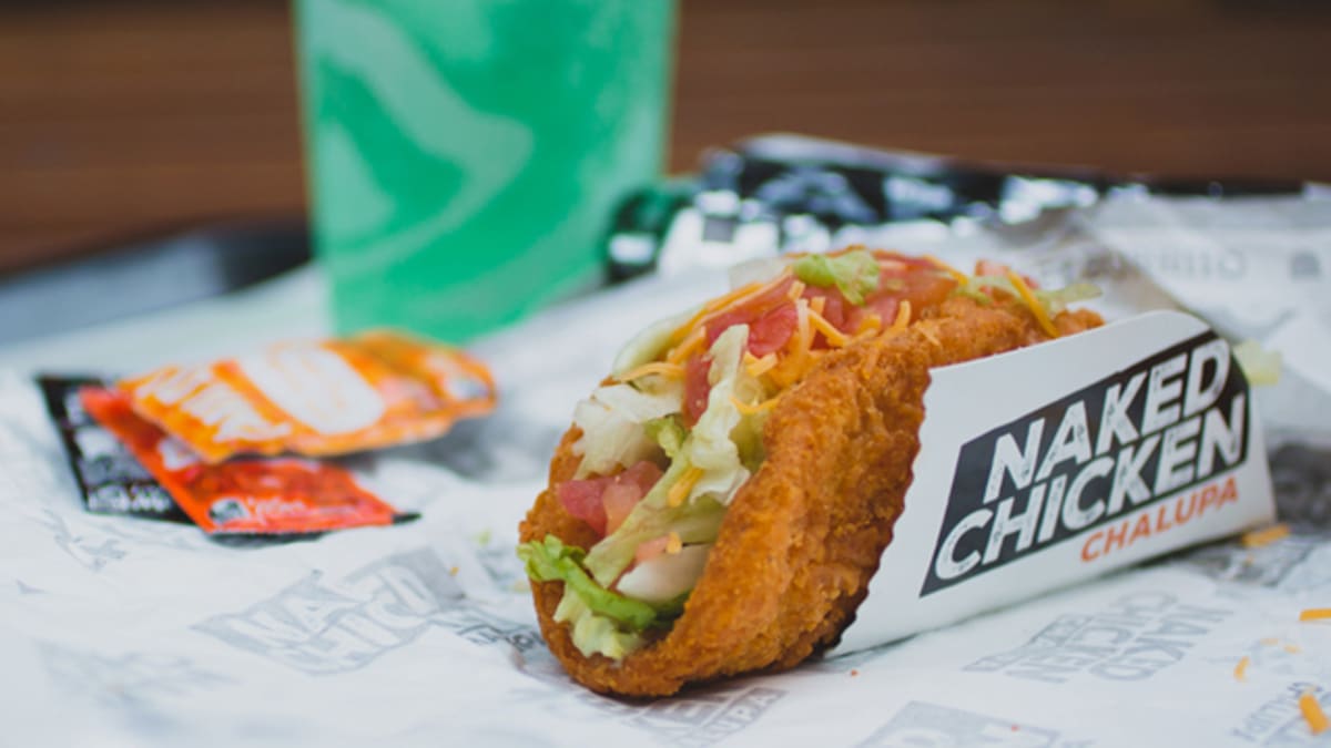 Taco Bell Tests New Bacon Ranch Naked Chicken Chalupa 