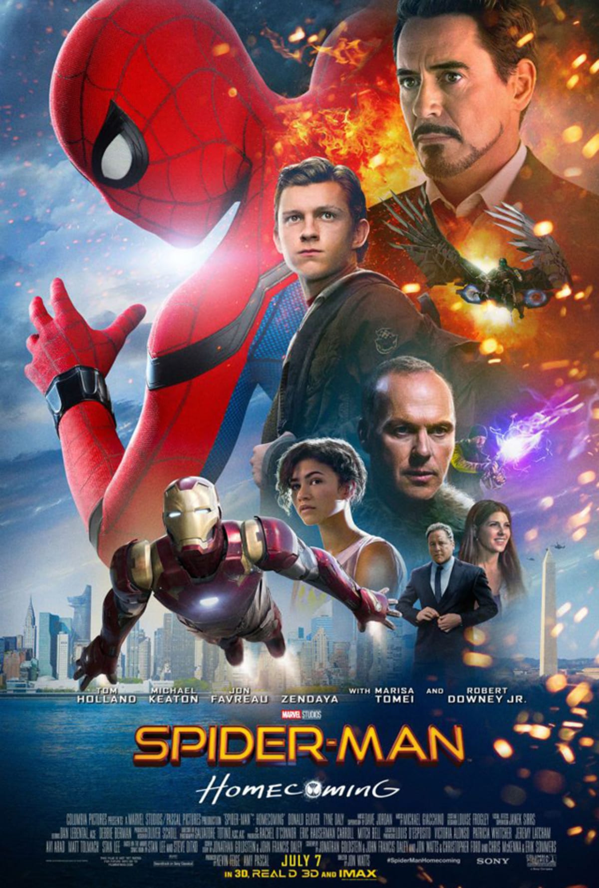 Image result for spider man homecoming poster