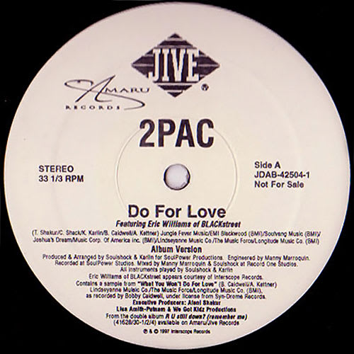 2Pac f/ Eric Williams of Blackstreet 