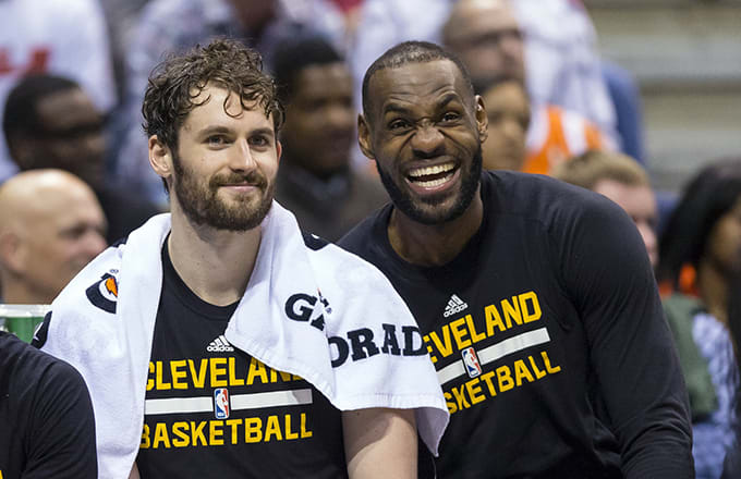 “Kevin Love LeBron James”的图片搜索结果