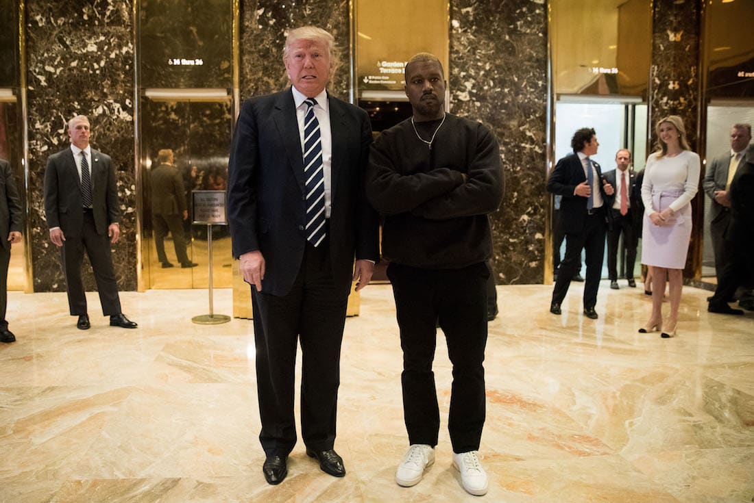 kanye trump