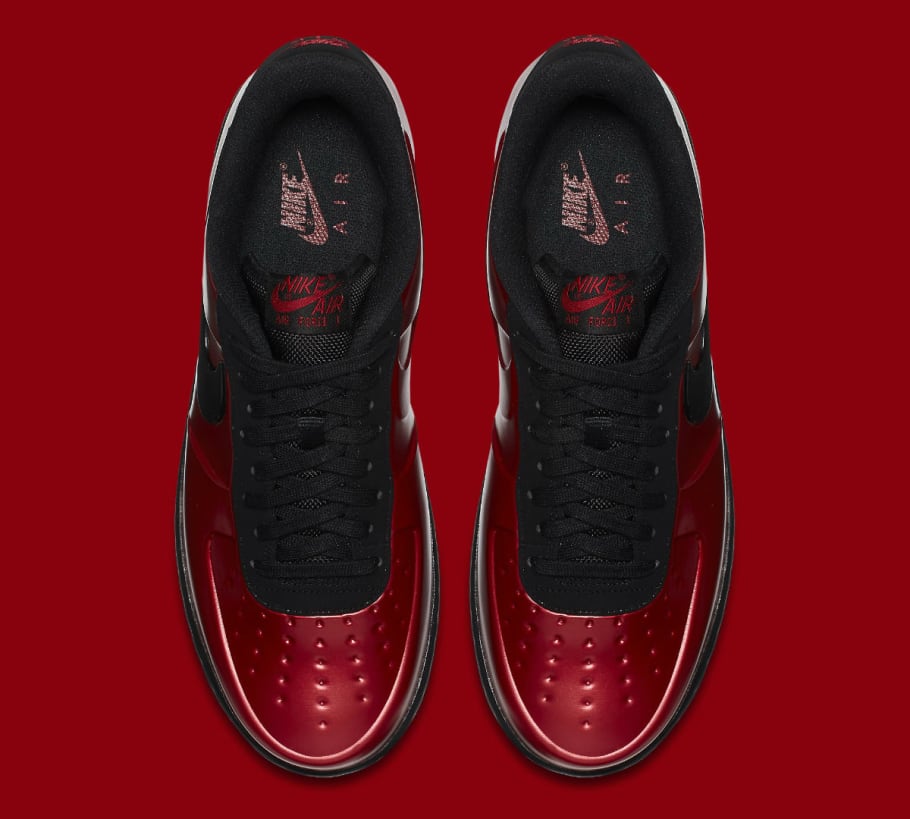 air force 1 foamposite pro cup gym red