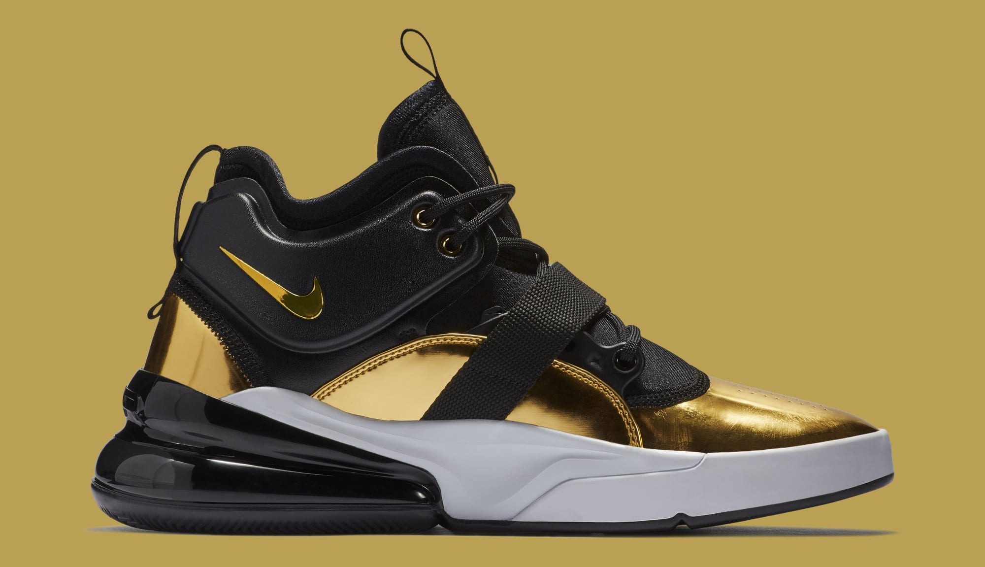 nike air force 270 gold