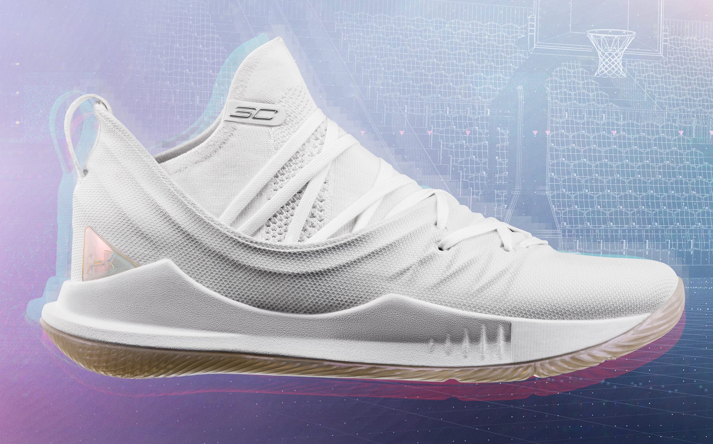 curry 5 white blue