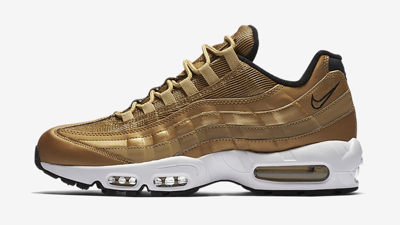 nike air max metallic gold