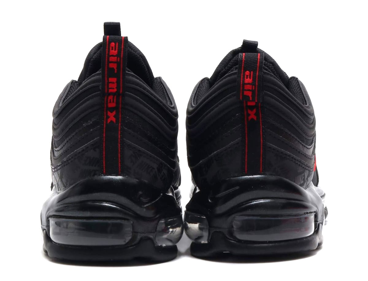 nike air max 97 black and university red