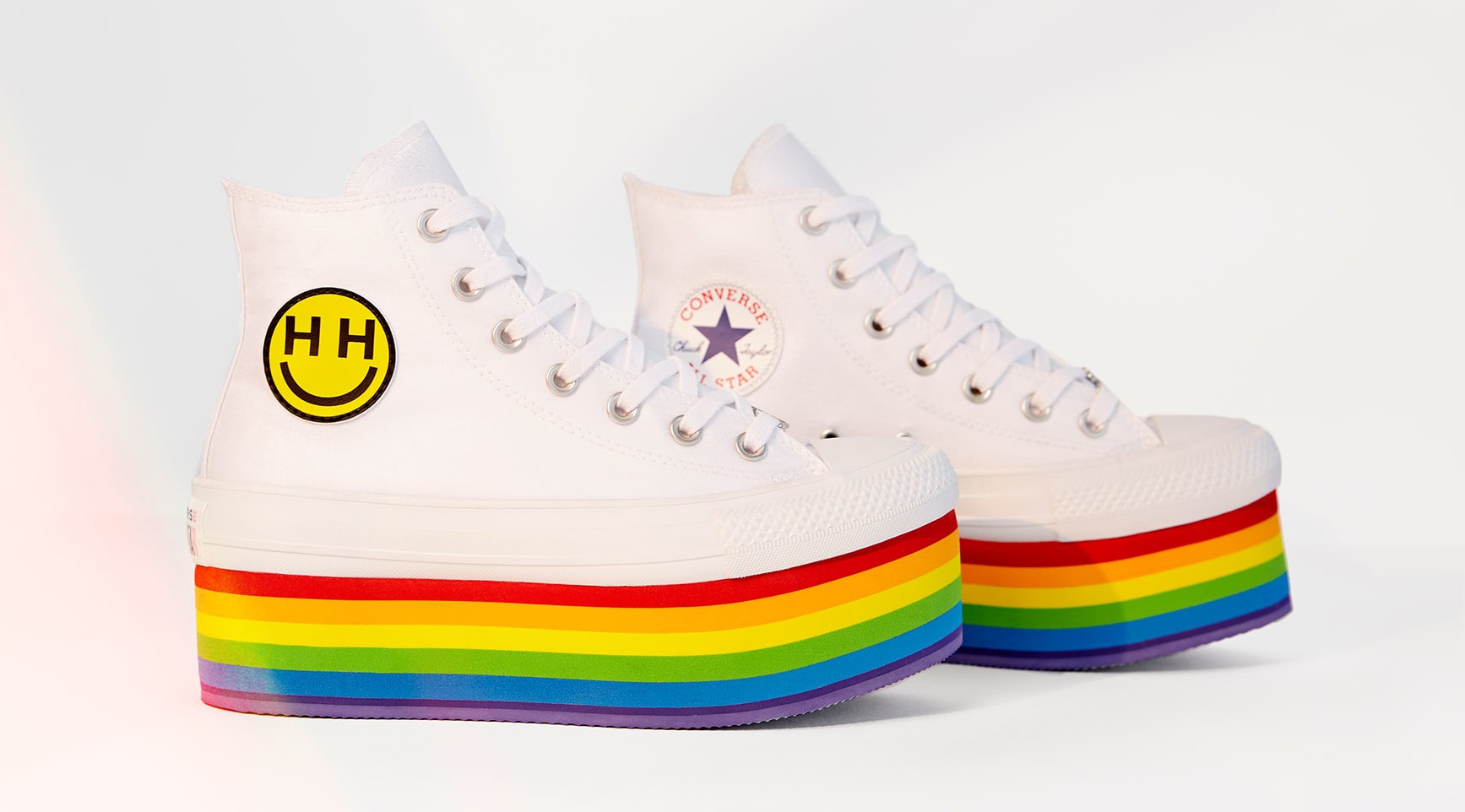 rainbow pride converse