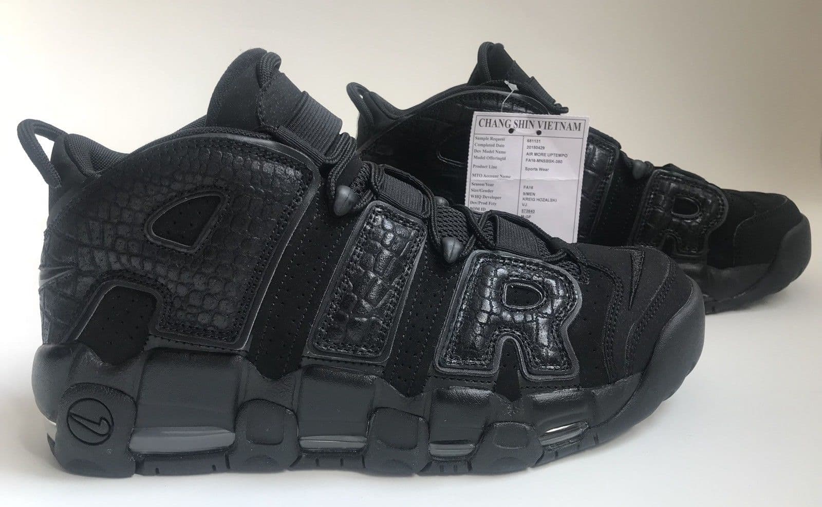 Nike Air More Uptempo 'Croc' Sample Reselling for $2,500 | Sole