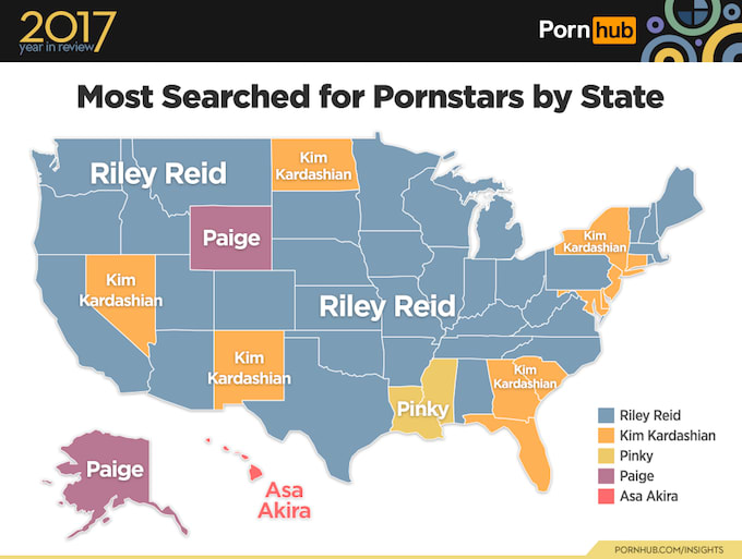 Pornhub Reveals Most Popular Search Term For Every State Complex