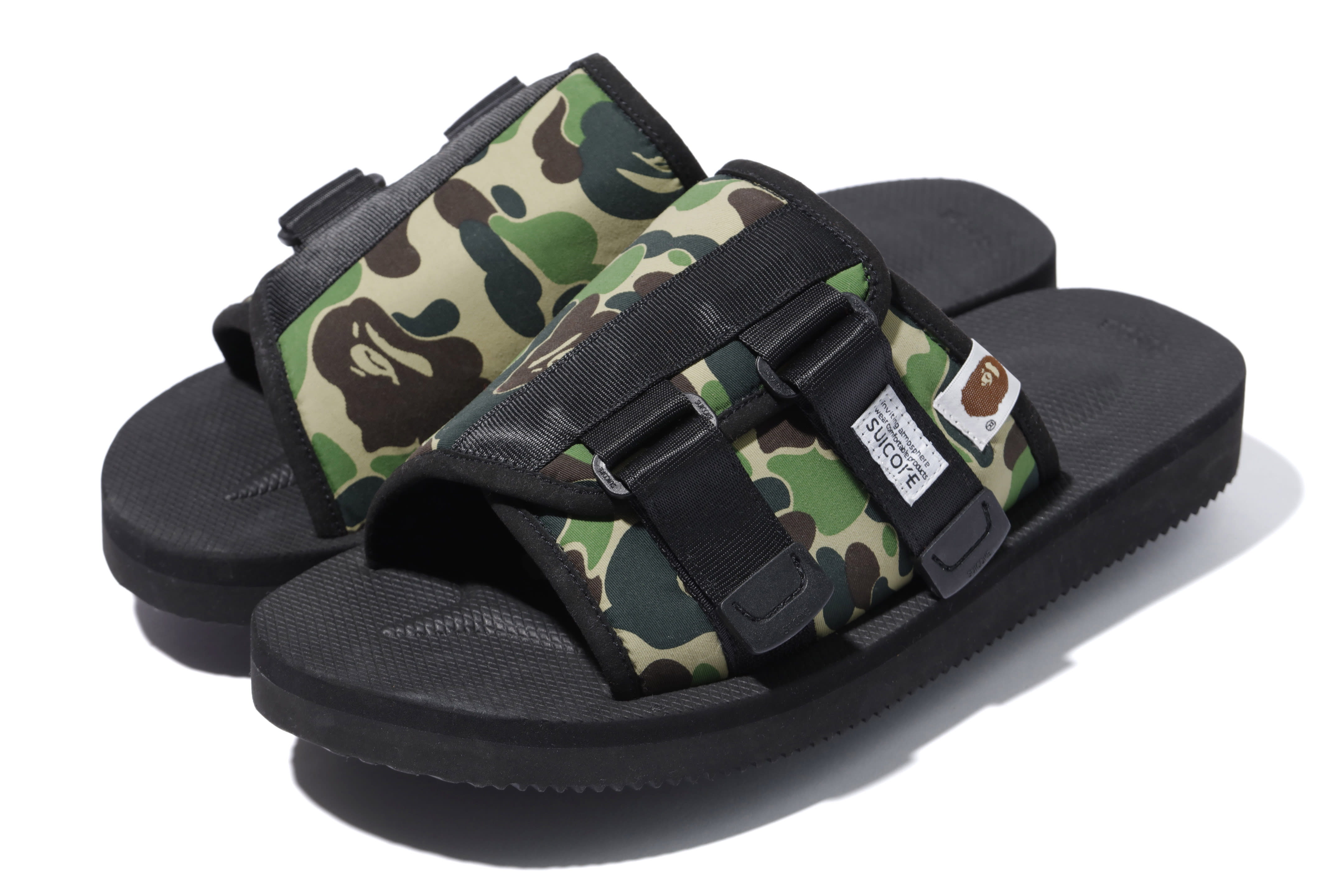 bape x suicoke slides