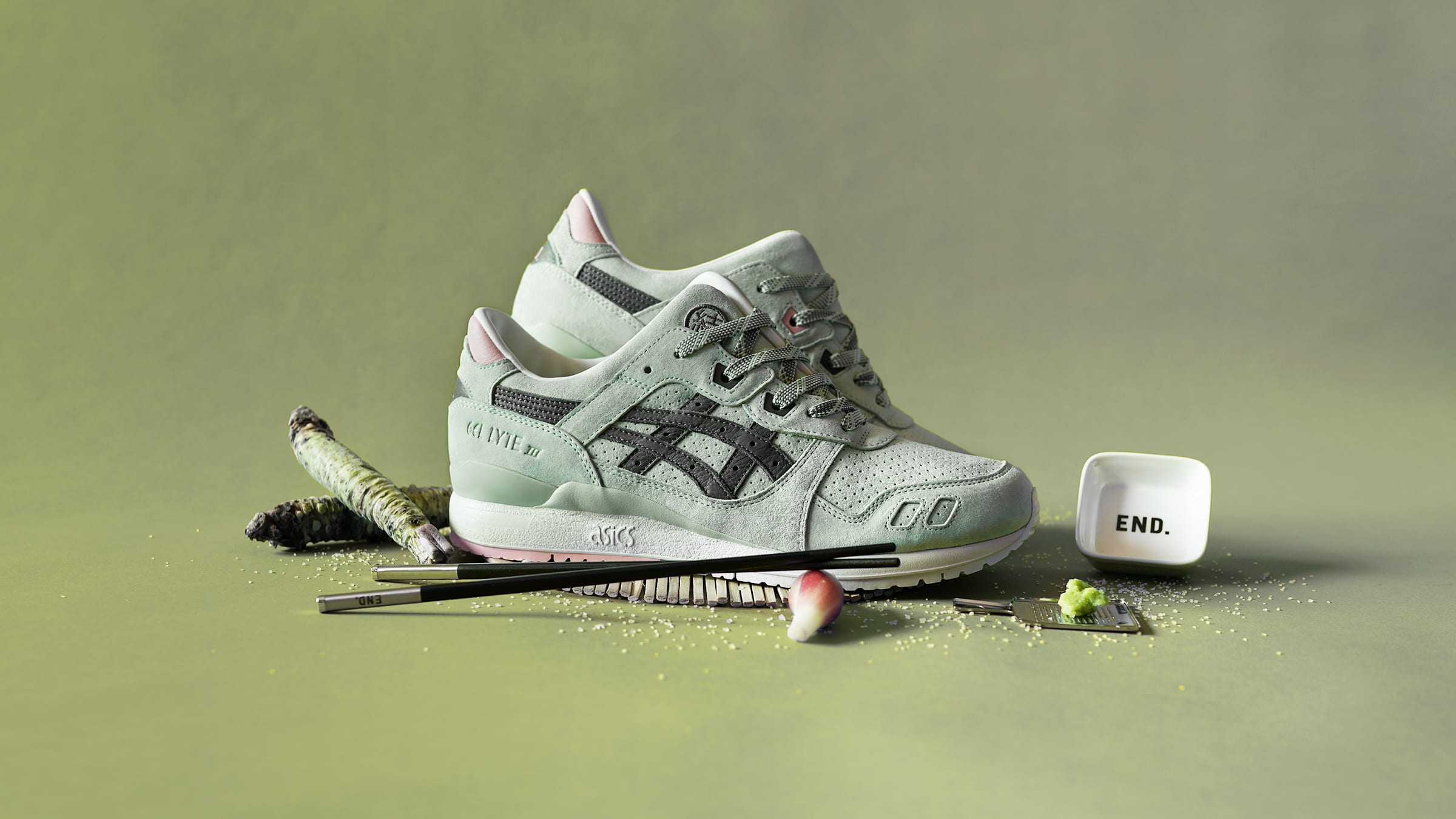 asics end wasabi