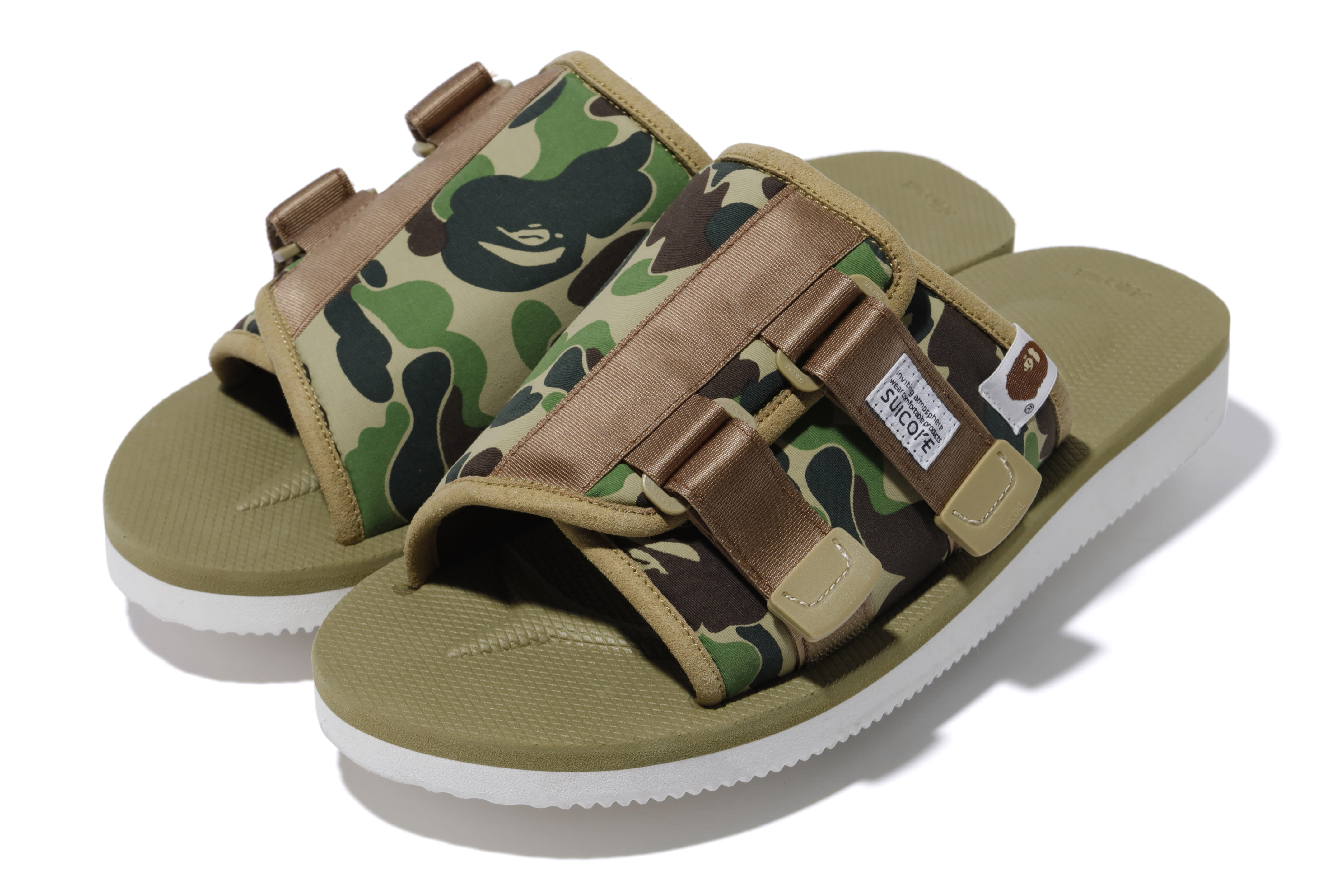 bape x suicoke slides