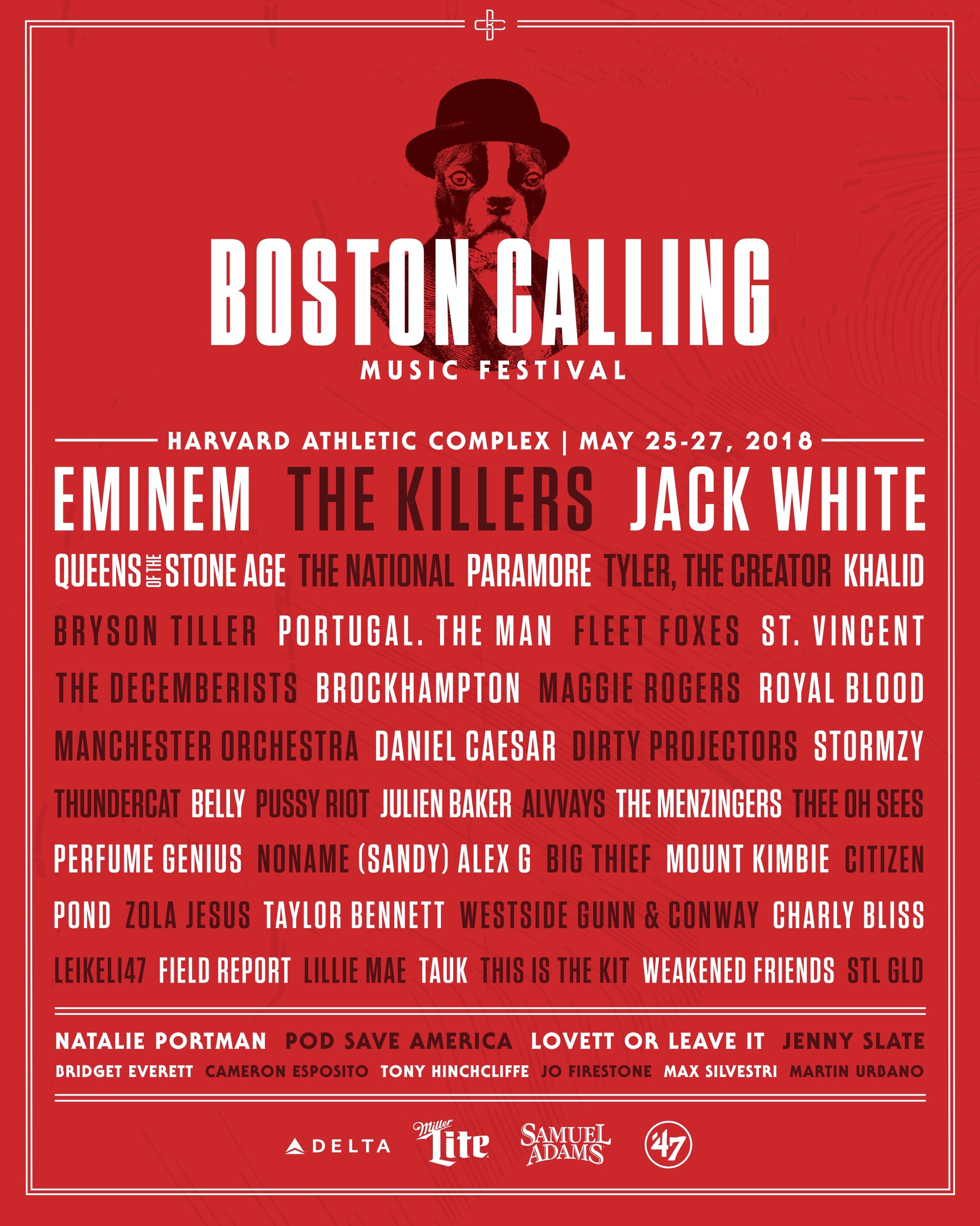 2018 Boston Calling Music Festival Features Tyler the Creator, Eminem
