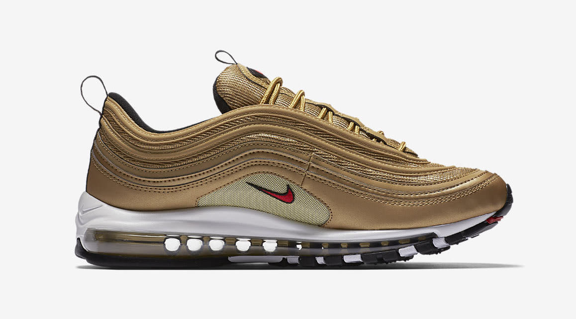 gold airmaxes