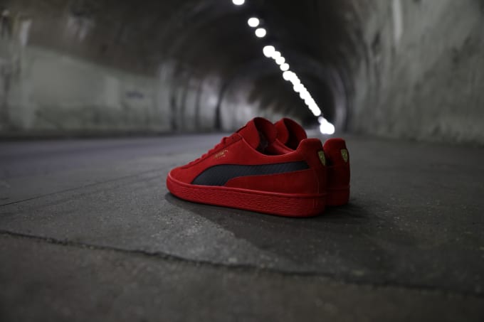 puma suede ferrari