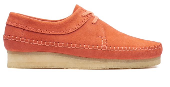 clarks weaver orange