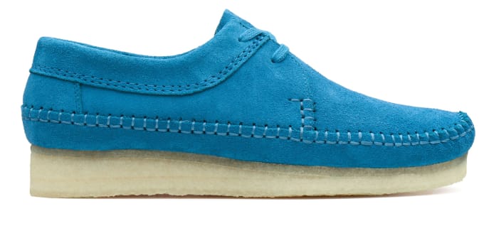 clarks weaver blue