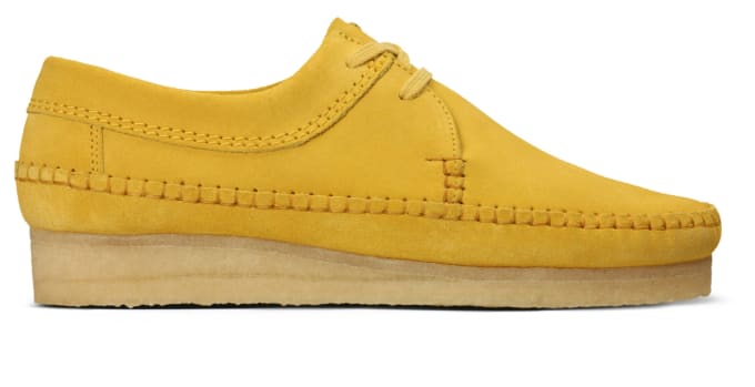 clarks weaver yellow