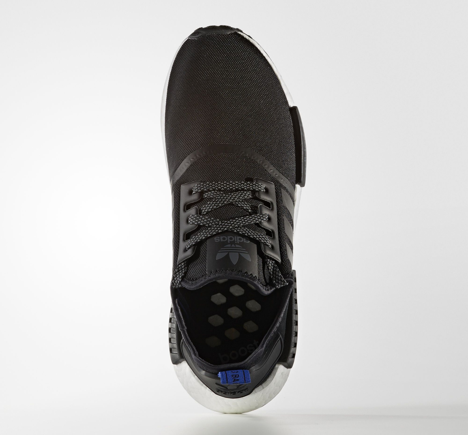 Adidas NMD Black Suede Blue Top