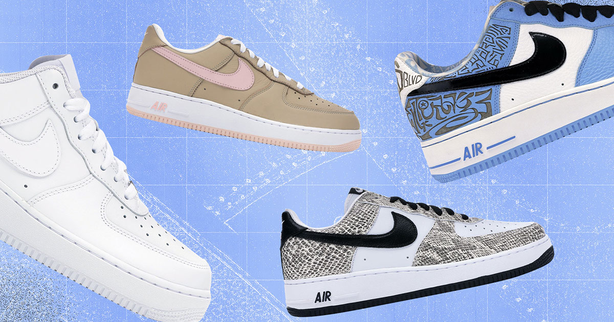 Air Force 1 Sneakers: The 10 Best Nike AF1 Shoes of All Time