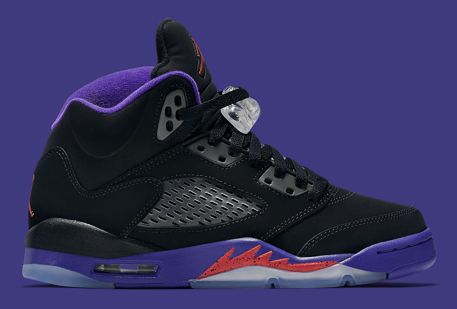 black red and purple jordan 5