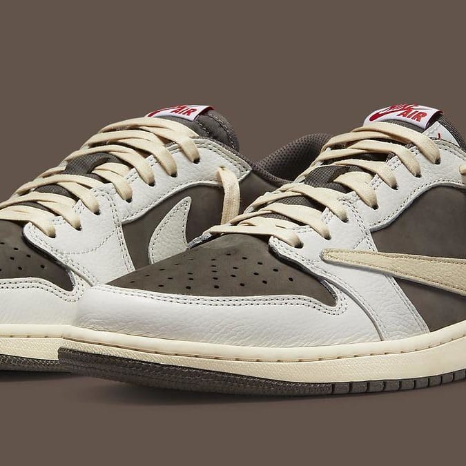 Reverse Mocha' Travis Scott x Air Jordan 1 Low Officially Drops