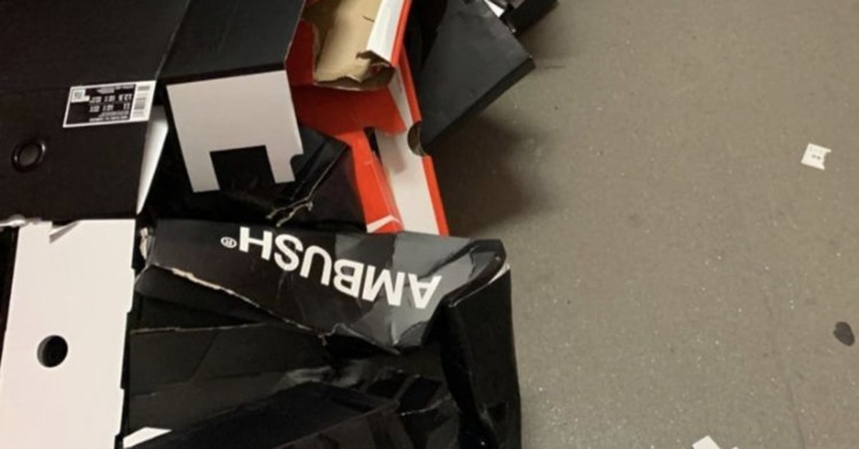 Sneaker Store Apologizes for Crushing Boxes to Stop Reselling