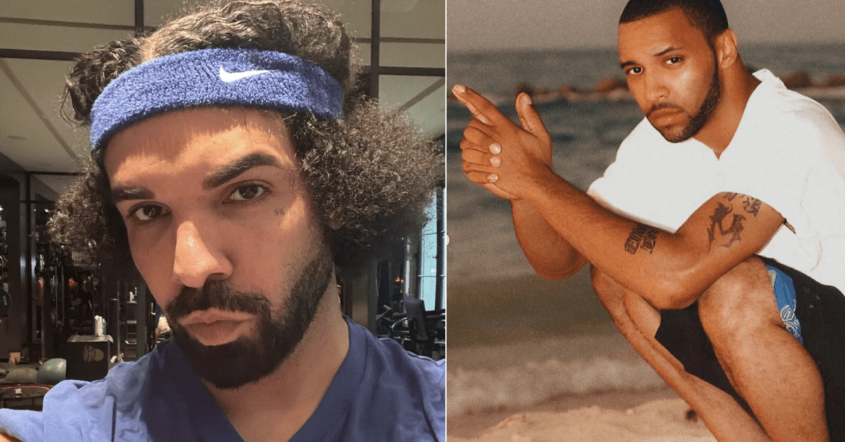 Drake jokingly addresses his duck face in selfies and shares an old picture of Joe Budden posing on the beach