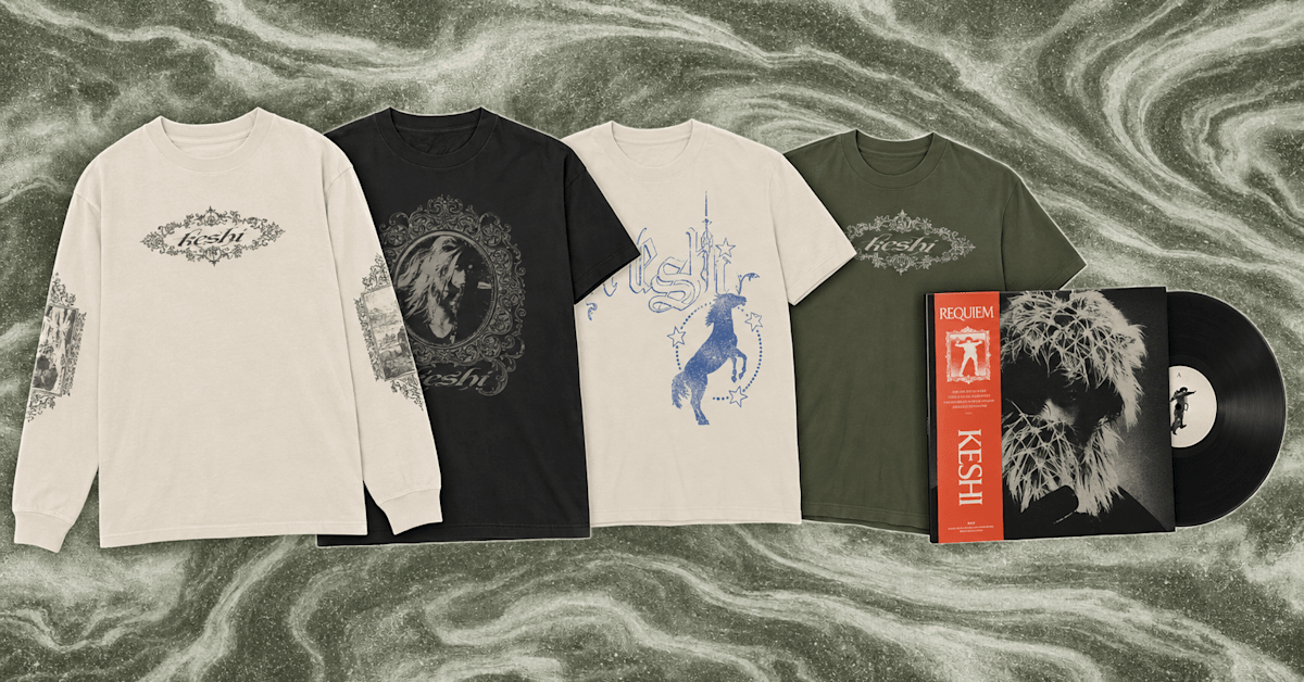 Keshi Requiem 24/25 Tour Tシャツ ホワイト Official Merchandise for