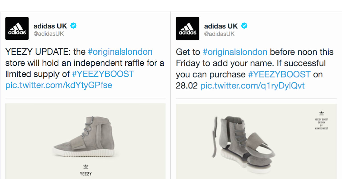 London's Adidas Originals Store is Having a Raffle to see Who's Copping ...