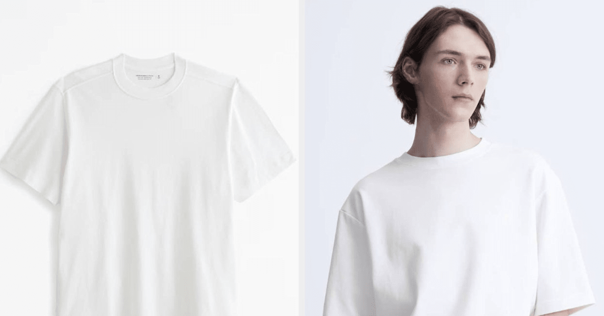 Best White T-Shirts to Buy Right Now: Abercrombie & Fitch, Uniqlo 