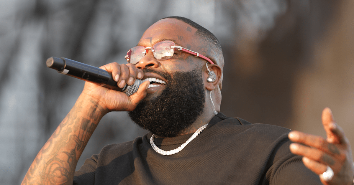Rick Ross Wears Mask of His Own Face in Video
