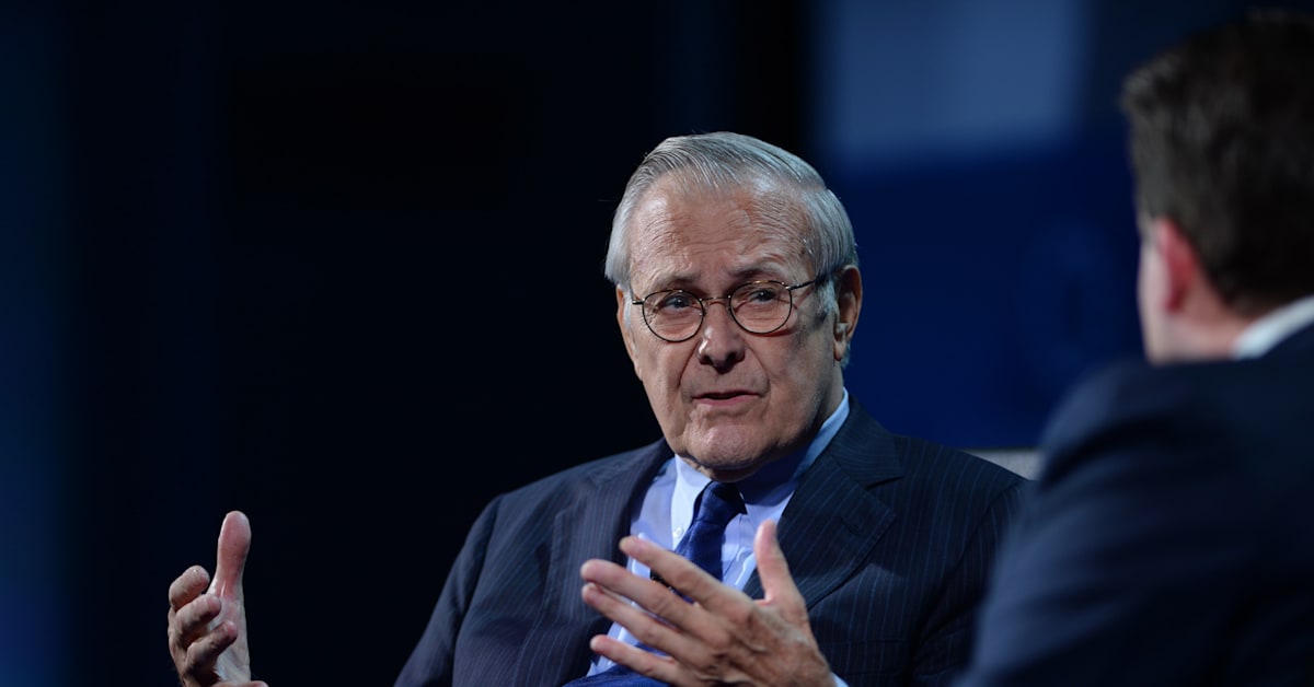 Former Defense Secretary Donald Rumsfeld Dead at 88