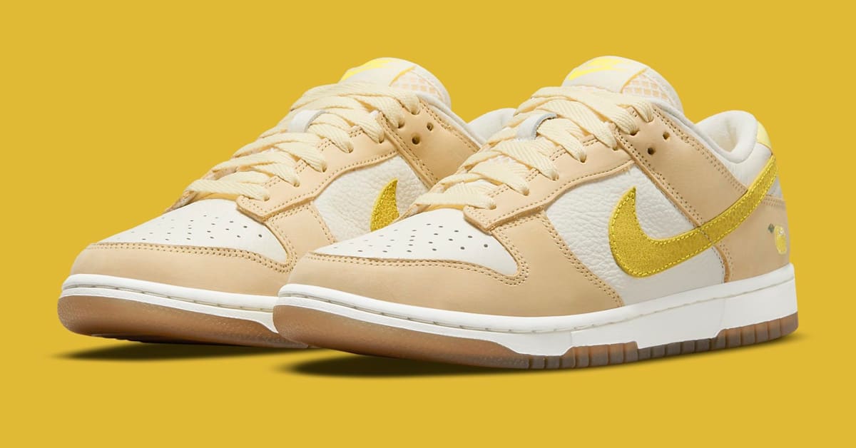 Detailed Look at the 'Lemon Drop' Nike Dunk Low